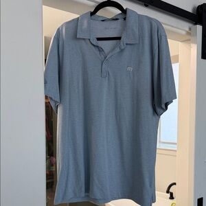 Travis Mathew Men's Blue Polo Shirt